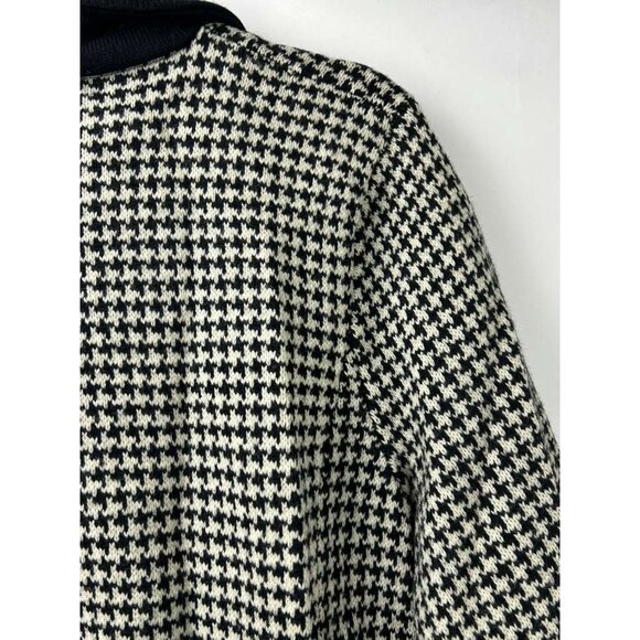 Ralph Lauren Women's Size 2X Merino & Lambswool Blend Coat Houndstooth - Picture 11 of 13